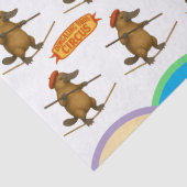 Plato Schnabeltier Seiltänzer Seidenpapier (Detail)