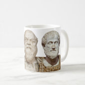 Plato, Sokrates und Aristoteles Kaffeetasse (VorderseiteRechts)