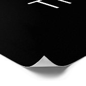 Plato Truth Philosophy Zitat Poster (Ecke)