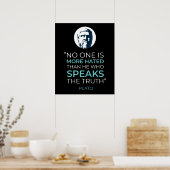 Plato Truth Philosophy Zitat Poster (Küche)