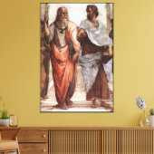 Plato und Aristoteles / Raphael's School of Athens Leinwanddruck (Insitu (Wohnzimmer))