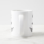 Plato "Weiße Männer sprechen" Zitat Jumbo-Tasse (Rückseite)