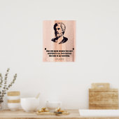 Plato "Weiße Männer sprechen" Zitat Poster (Küche)