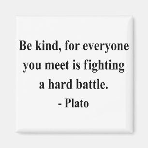 Plato-Zitat 1a Magnet