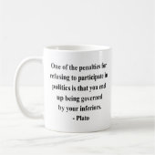 Plato-Zitat 2a Kaffeetasse (Links)