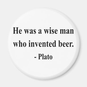 Plato-Zitat 3a Magnet