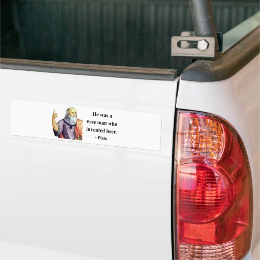Plato-Zitat 3b Autoaufkleber (Auf Lkw)