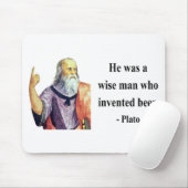 Plato-Zitat 3b Mousepad (Mit Mouse)