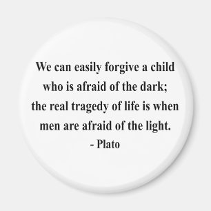 Plato-Zitat 5a Magnet