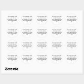 Plato Zitat 5a Runder Aufkleber (Blatt)