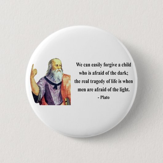 Plato-Zitat 5b Button (Vorderseite)