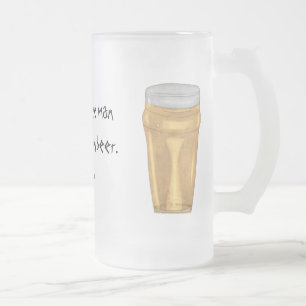 Plato-Zitat-Bier-Tasse Mattglas Bierglas