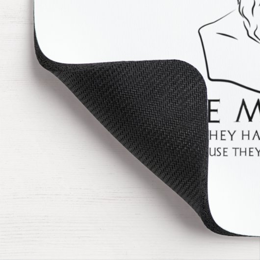 Plato Zitat über Weiße und Narren - Altgriechisch Mousepad (Ecke)