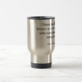 Platon über Mathematiker Reisebecher (Mittel)