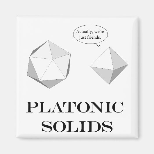 Platonischer Solid-Magnet Magnet (Vorne)