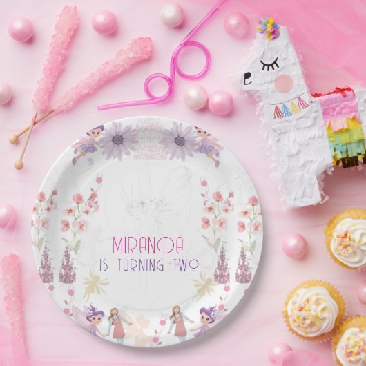 Platos con diseño de Hadas Pappteller (Party)