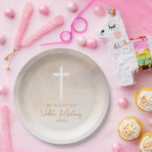 Platos de Bautizo Morado Teller (Party)