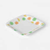 Platos de papel frutas cítricas pappteller (Gewinkelt)