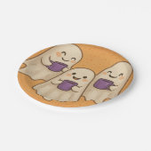 Platos de papel spooky cozy para fiestas pappteller (Schrägansicht)