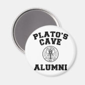 Platos Höhle Alumni Magnet (Vorderseite/Rückseite)