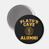 Platos Höhle Alumni Magnet (Vorderseite/Rückseite)