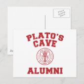 Platos Höhle Alumni Postkarte (Vorne/Hinten)