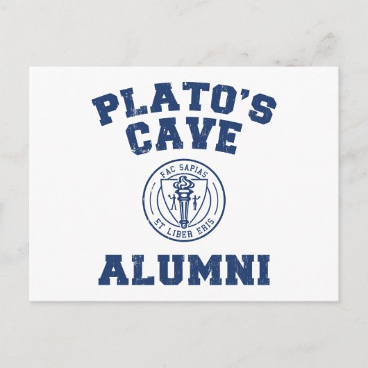Platos Höhle Alumni Postkarte (Vorderseite)
