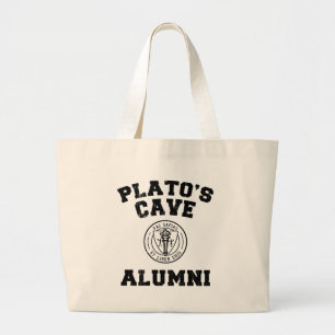 Platos Höhlen-Schüler-Taschen-Tasche Jumbo Stoffbeutel