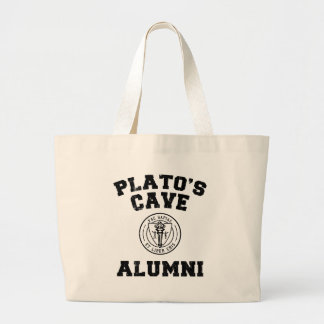 Platos Höhlen-Schüler-Taschen-Tasche Jumbo Stoffbeutel