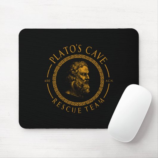 Platos Höhlenrettungsteam Alte griechische Philoso Mousepad (Mit Mouse)