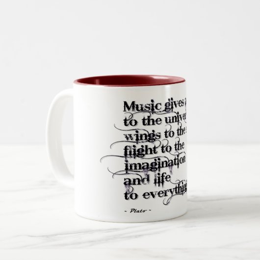 Platos Kaffee-Tasse Zweifarbige Tasse (Vorderseite Links)