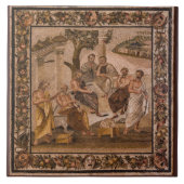 Platos Mosaik-Akademie Fliese (Vorderseite)