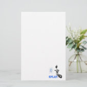 Platsch Briefpapier (Stehend Vorderseite)