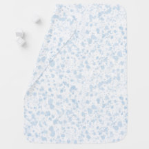 Platsch in der Pulver-Blau-Farbe