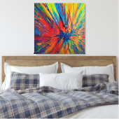 Platsch Leinwanddruck (Insitu (Schlafzimmer))