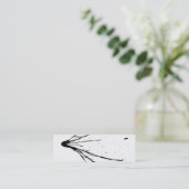 Platsch! Mini Visitenkarte (Stehend Vorderseite)