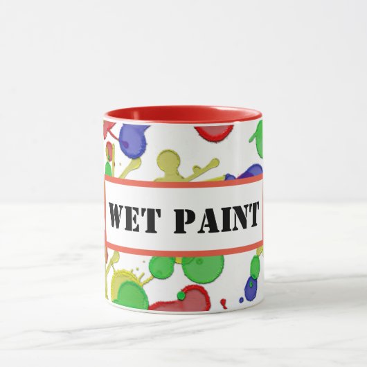 Platsch! Nassfarbige Tasse (Zentrum)