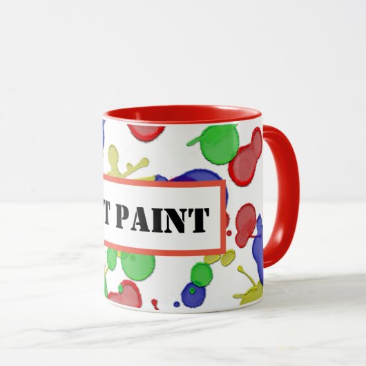 Platsch! Nassfarbige Tasse (VorderseiteRechts)