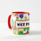 Platsch! Nassfarbige Tasse (Vorderseite Links)