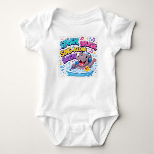 Platsch Platsch Sing-Along-Party Nilpferd Baby Strampler
