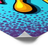 PLATSCH! Pop Art Comic Explosionspopster Poster (Ecke)