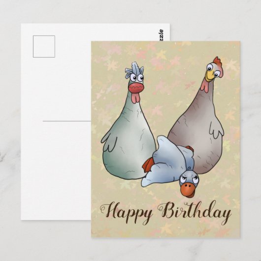 Platsch Postkarte (Vorne/Hinten)