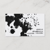 Platsch Visitenkarte (Rückseite)