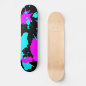 Platsche Farbe: hellblau/leicht Lila Skateboard (Vorderseite)
