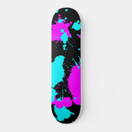 Platsche Farbe: hellblau/leicht Lila Skateboard (Vorderseite)
