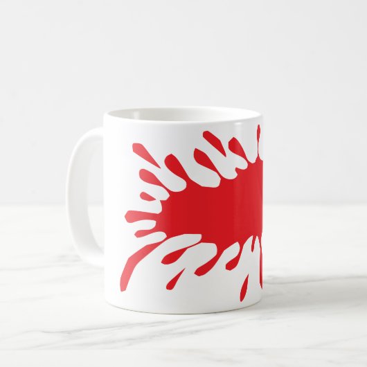 Platsche Kaffee-Tasse Kaffeetasse (Vorderseite Links)