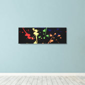 Platsche Leinwand (Insitu (Holzboden))