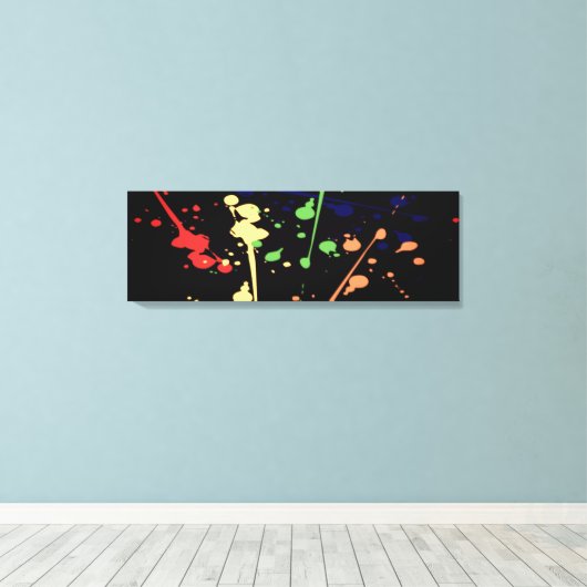 Platsche Leinwand (Insitu (Holzboden))