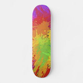 Platscher Design-Vector mit farbenfrohen Bright-Ti Skateboard