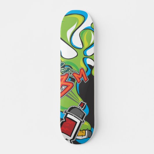 Platscher GraffitiSkateboard Skateboard (Vorne)
